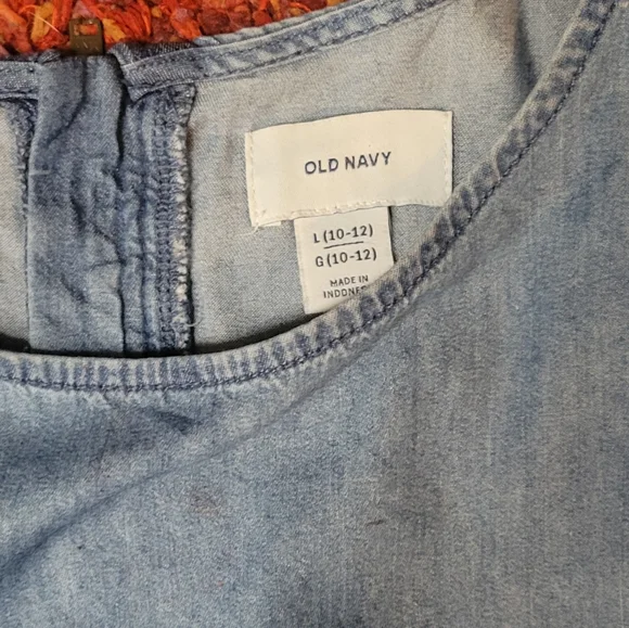 Old Navy Light Blue Denim Jumpsuit - Picture 3 of 5